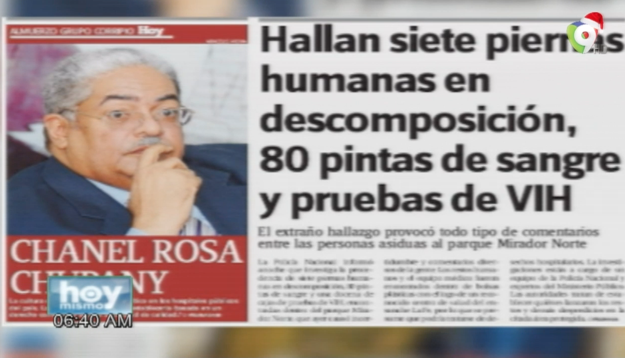 Hallan Extremidades Humanas Y Pintas De Sangre En El Parque Mirador Norte – Hoy Mismo