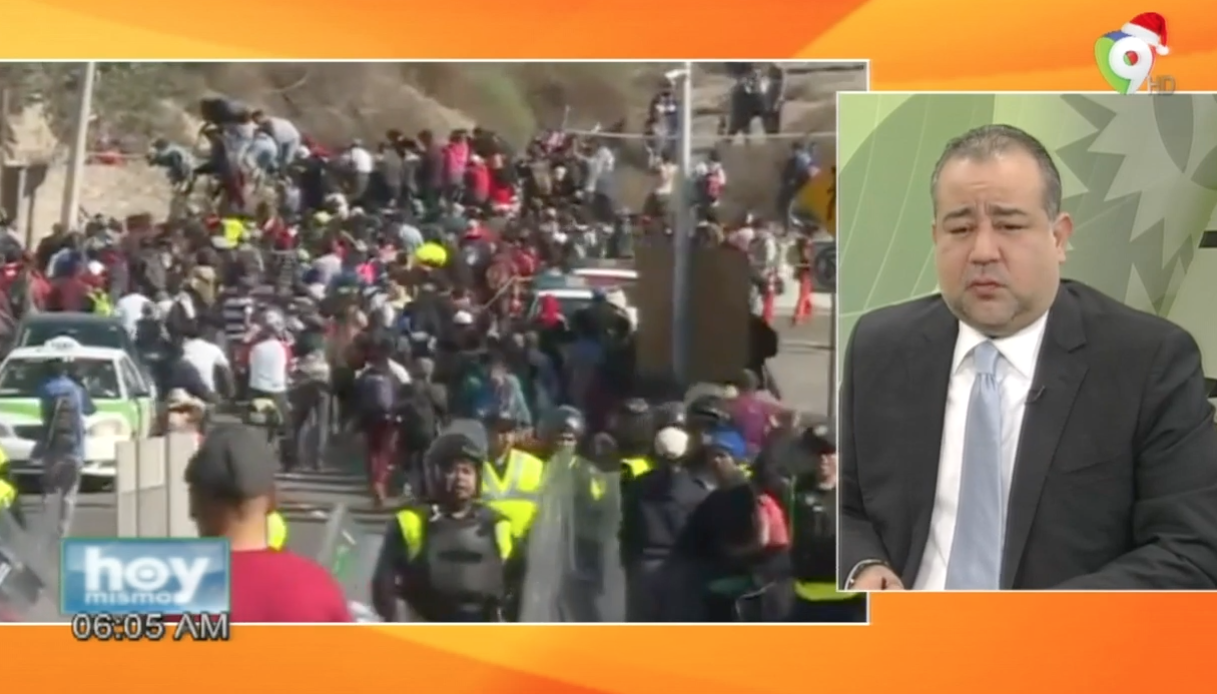 Grupos De Migrantes Intentan Cruzar Frontera Norteamericana Desafiando Las Declaraciones De Trump