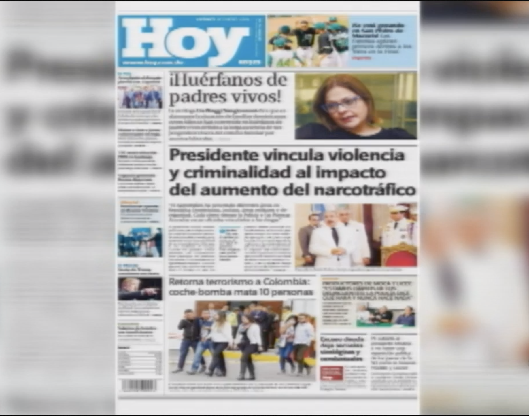 Informaciones Destacadas En Las Portadas De Los Periódicos Del Día De Hoy