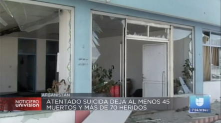 Atentado Suicida Deja Al Menos 45 Muertos Y Más De 70 Heridos