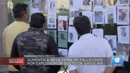 Aumenta A 98 La Cifra De Fallecidos Por La Explosión De Un Ducto De Gasolina En México