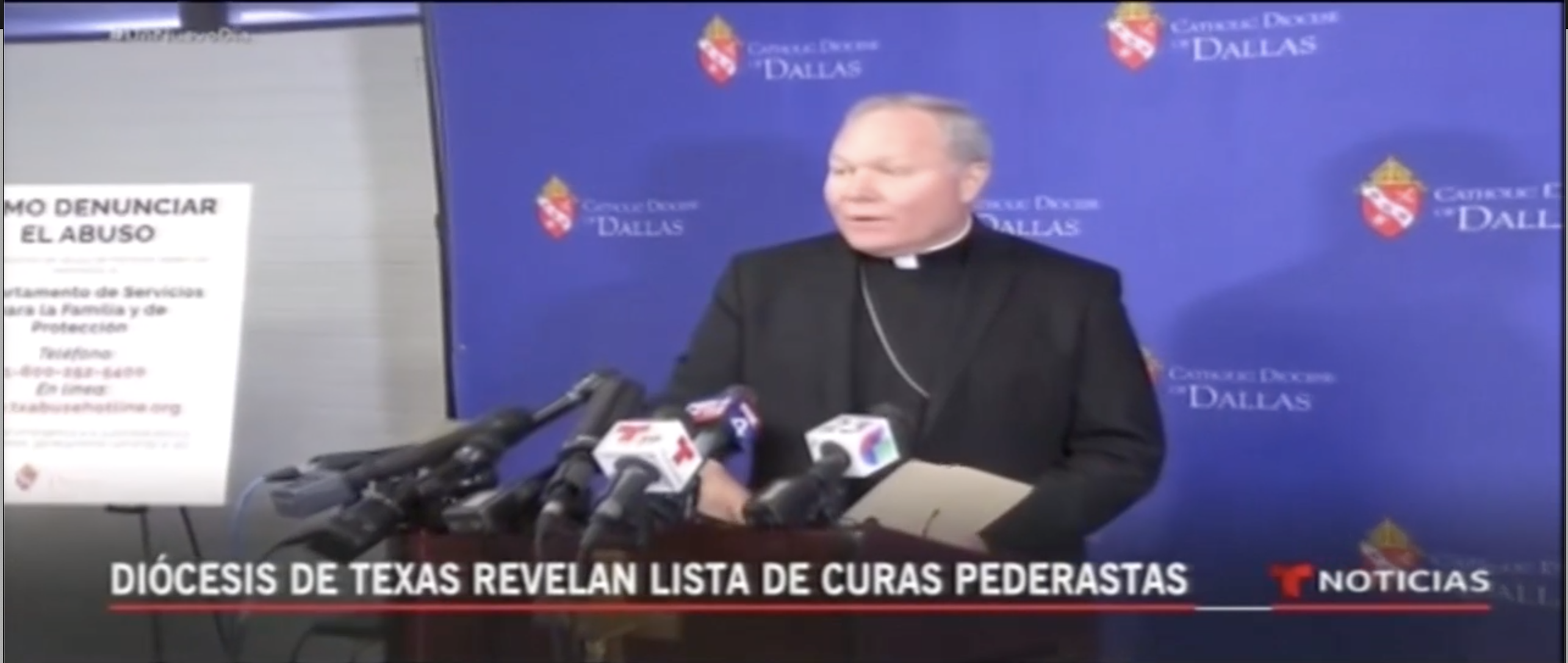 Diócesis De Texas Revela Lista De Curas Pederastas