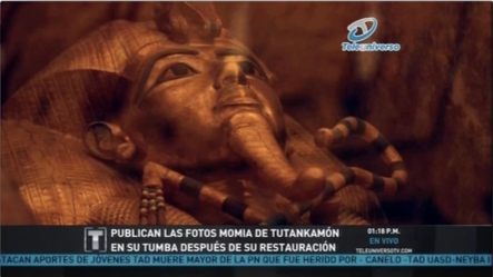 Publican Las Fotos Momia De Tutankamón En Su Tumba