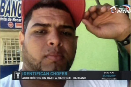 Identifican Chofer De Ruta “CJ” Que Agredió Con Un Bate A Nacional Haitiano En Santiago