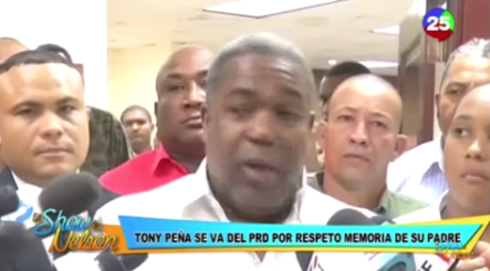 Nelson Javier Comenta Sobre La Decisión De Tony Peña Quien Se Va Del PRD