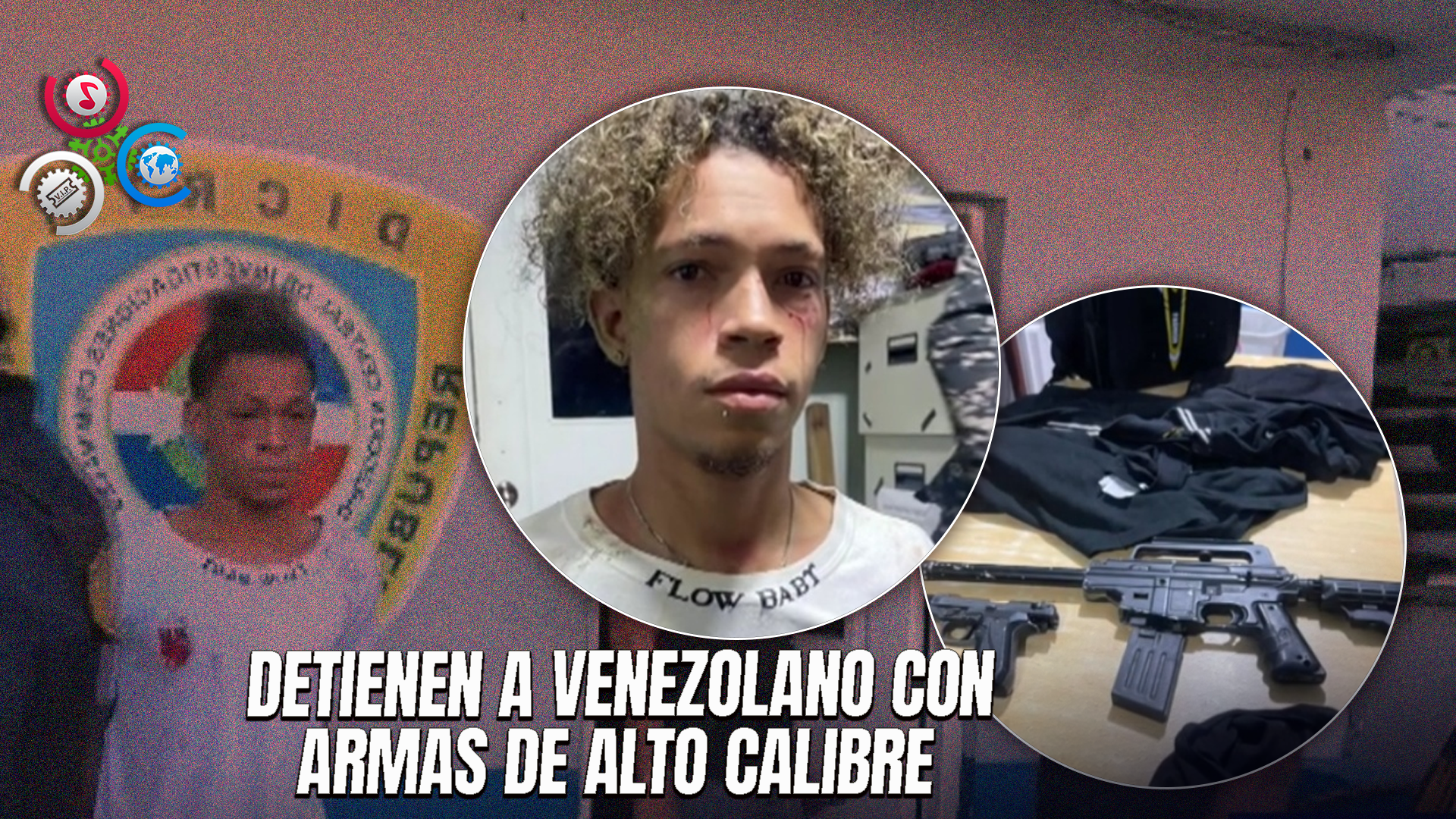 Venezolano Con Armas Es Capturado En Villa Altagracia; Otro Presunto Asaltante Escapó