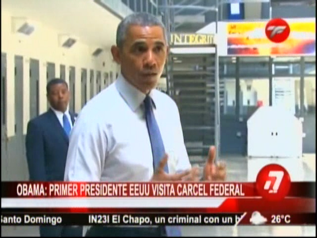 Obama: Primer Presidente De EE.UU. En Visitar Una Cárcel Federal