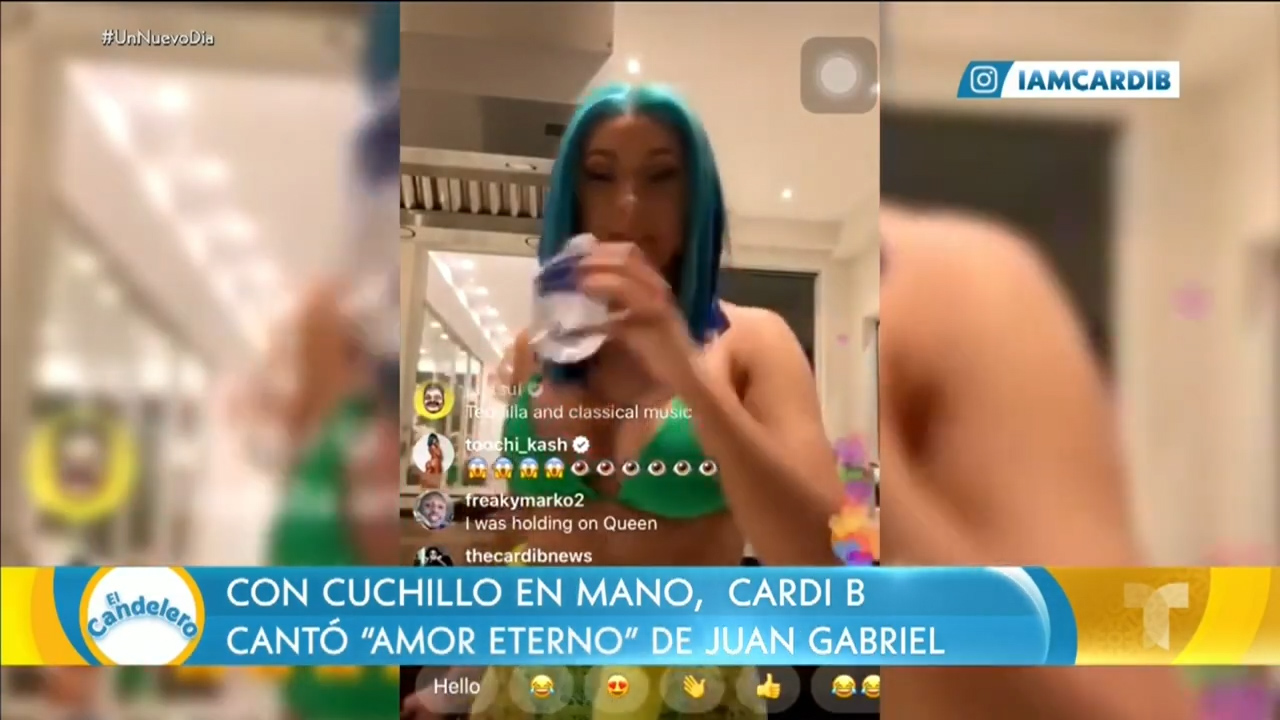 Cardi B Volvió Locos A Muchos Al Interpretar “Amor Eterno” En Un Live De Instagram
