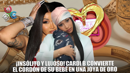 Cardi B Transforma El Cordón Umbilical De Su Cuarto Bebé En Una Lujosa Joya De Oro