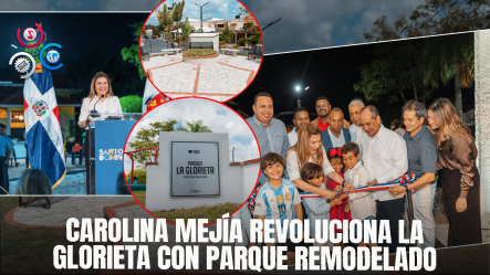 Carolina Mejía Entrega Parque Remozado La Glorieta En Arroyo Hondo