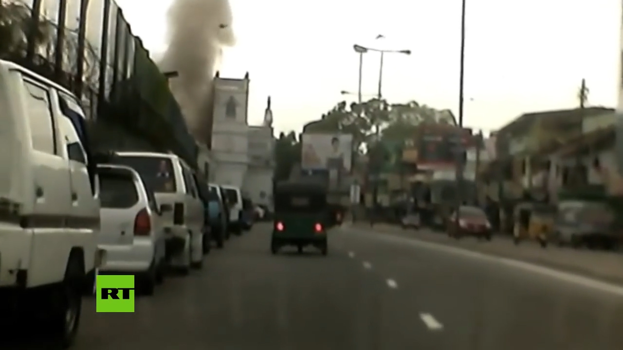 El Momento Exacto De La Explosión En Una Iglesia De Sri Lanka