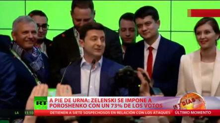 El Comediante Zelenski Obtiene Un 73 % En Las Elecciones Presidenciales De Ucrania