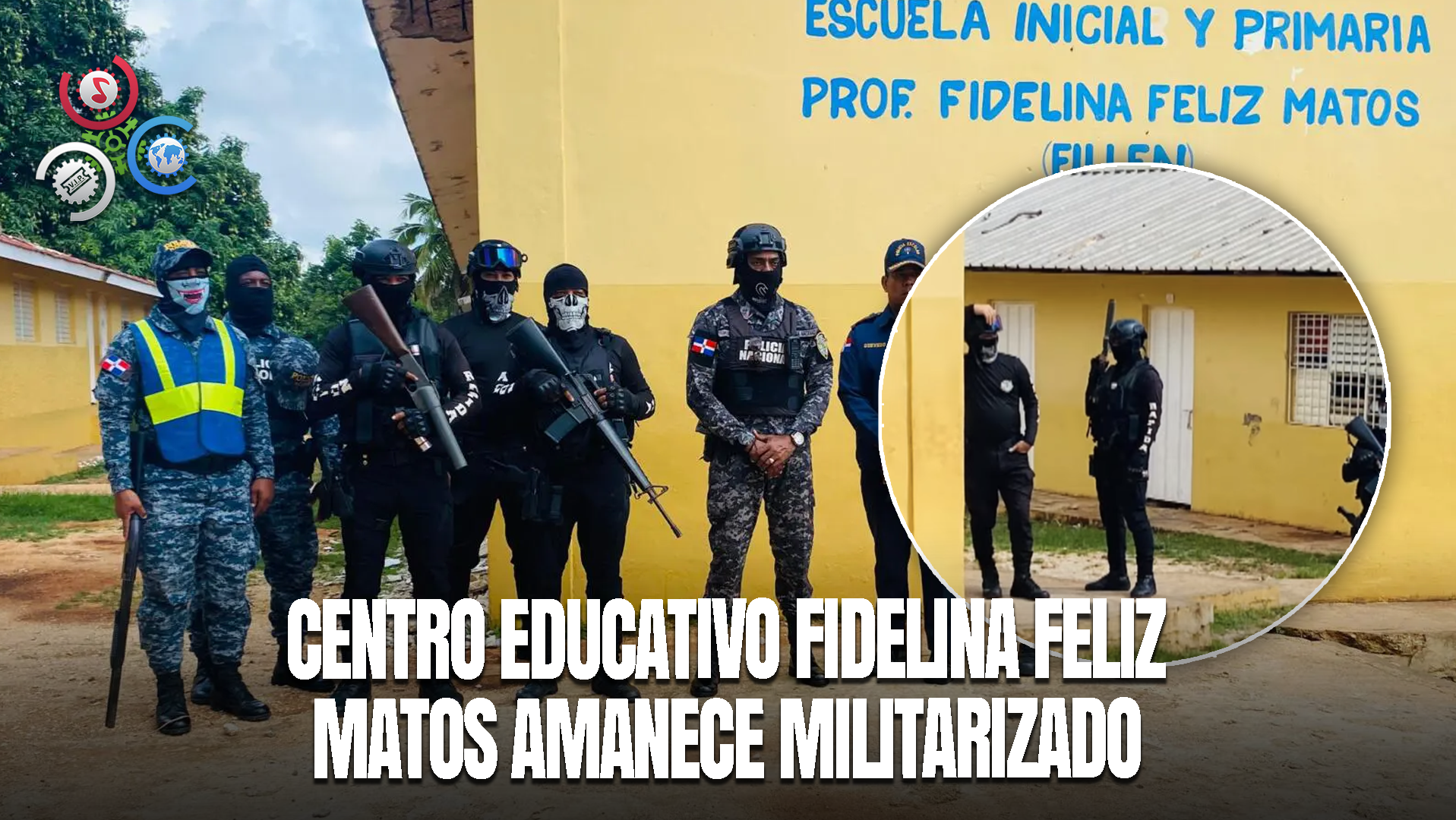 Protesta En Barahona: Padres Impiden Entrada Al Centro Educativo Fidelina Féliz Matos Por Condiciones Deplorables