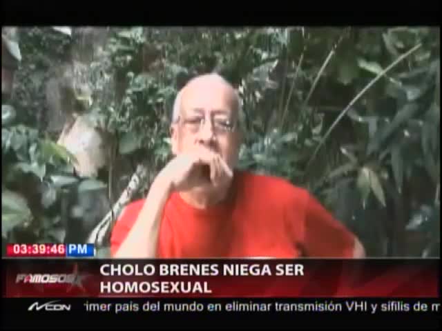 Cholo Brenes Niega Ser Homosexual