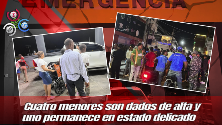 Cinco De 13 Niños Resultan Heridos Tras Volcarse Camioneta En Barahona