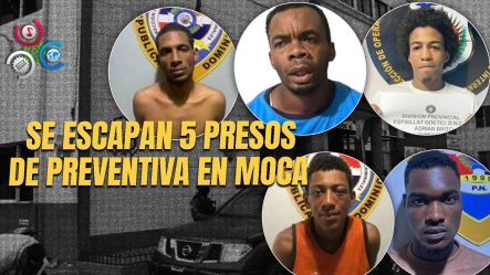 Cinco Presos Se Fugan De Destacamento Policial En Moca; Autoridades Activan Búsqueda