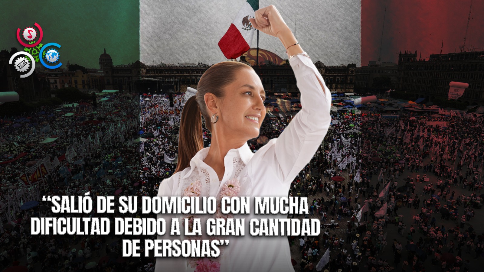 Claudia Sheinbaum Sale Hacia Su Investidura En Medio De Una Multitud De Seguidores