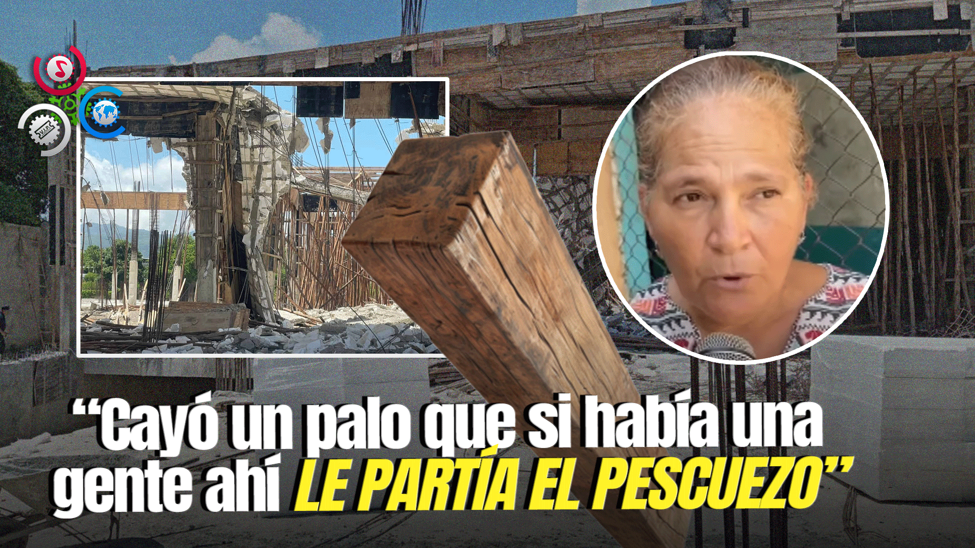 Colapsa Techo De Construcción De Una Obra En Construcción En Santiago