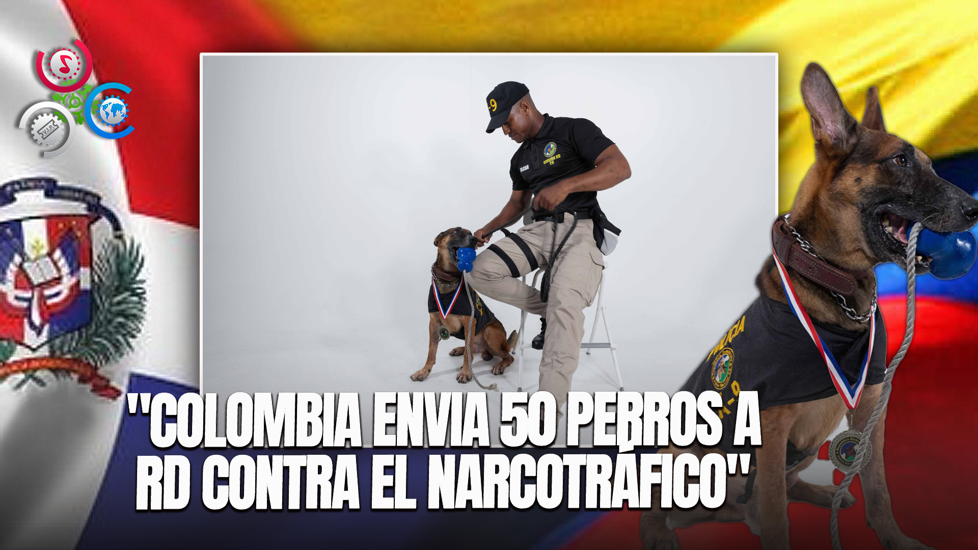 Colombia Envía Más De 50 Perros A RD Para Mitigar El Narcotráfico