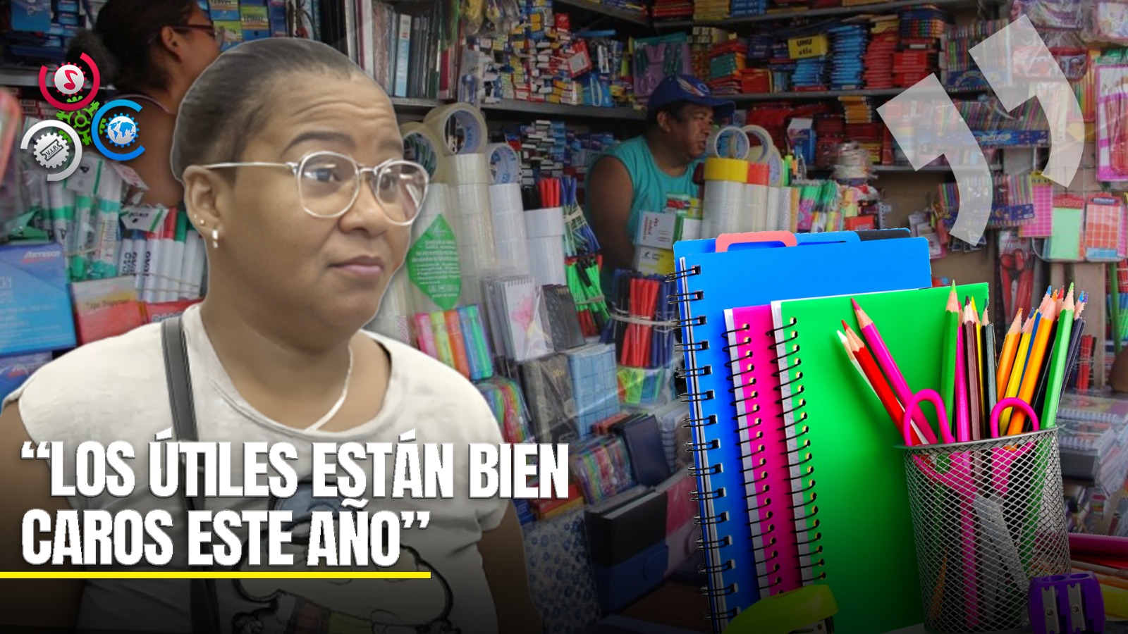 Comerciantes En La Avenida Duarte Reportan Lenta Venta De útiles Escolares