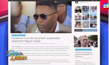 Condenan A Un Año De Prisión A Miguel Tejada