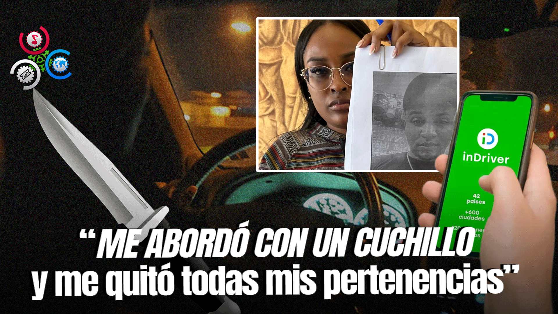 Conductor De InDrive Asalta A Turista Colombiana En Santo Domingo