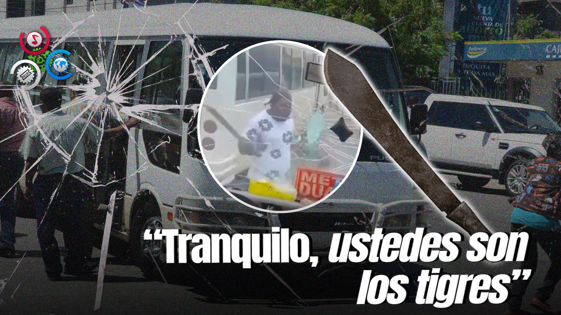 Choferes De Bayaguana En Guerra Amenazándose Con Machetes