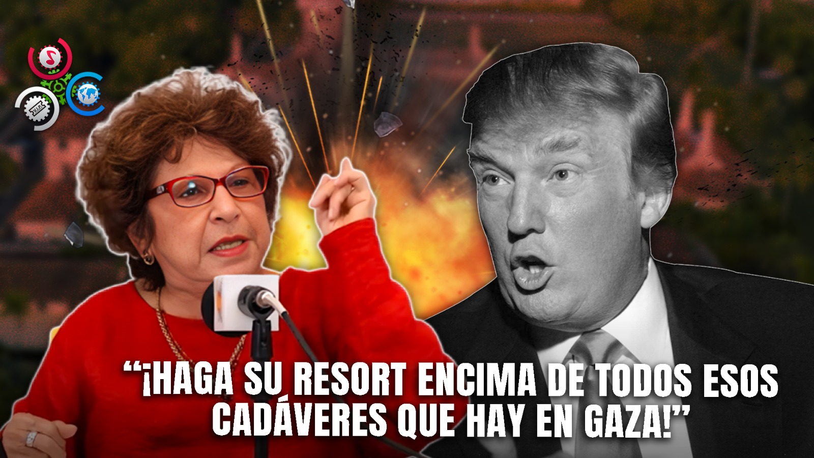 Consuelo Despradel “Trump Dígale A Israel Que Termine De Bombardear A Los Palestinos Para Que Usted Haga Su Resort”