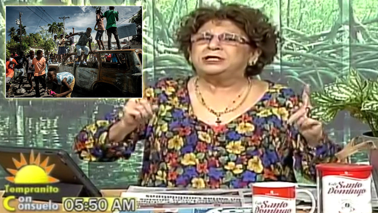 Consuelo Se “riega” Por La Situación En Haití Que Afecta A Los Dominicanos