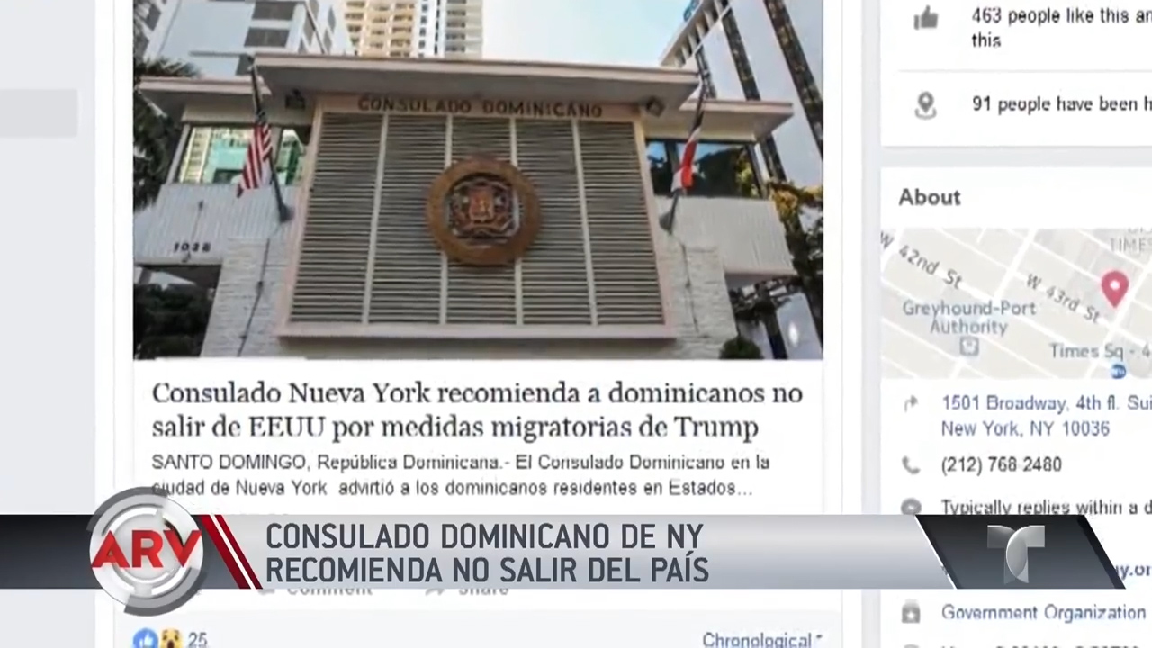 Consulado Dominicano En NY Recomienda No Salir Del País