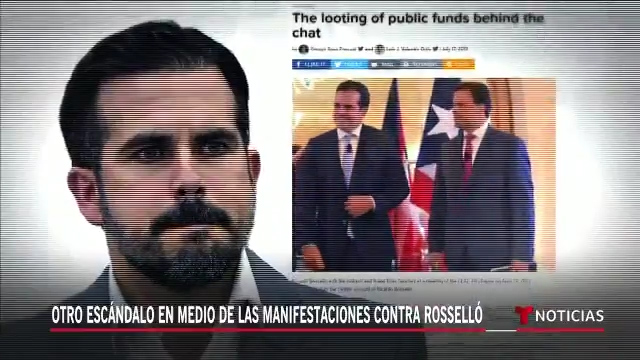 Otro Escándalo En Medio De Las Manifestaciones Contra Rosselló