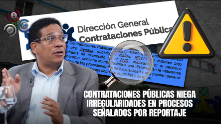 DGCP Aclara Contrataciones Por Exclusividad Del SNS