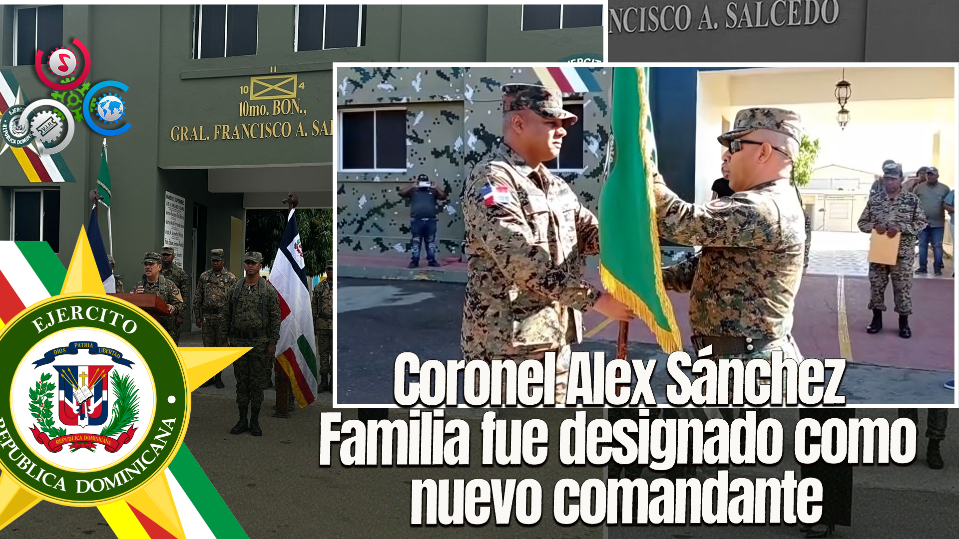 Cambio De Mando En El Décimo Batallón Del Ejército En La Frontera De Dajabón