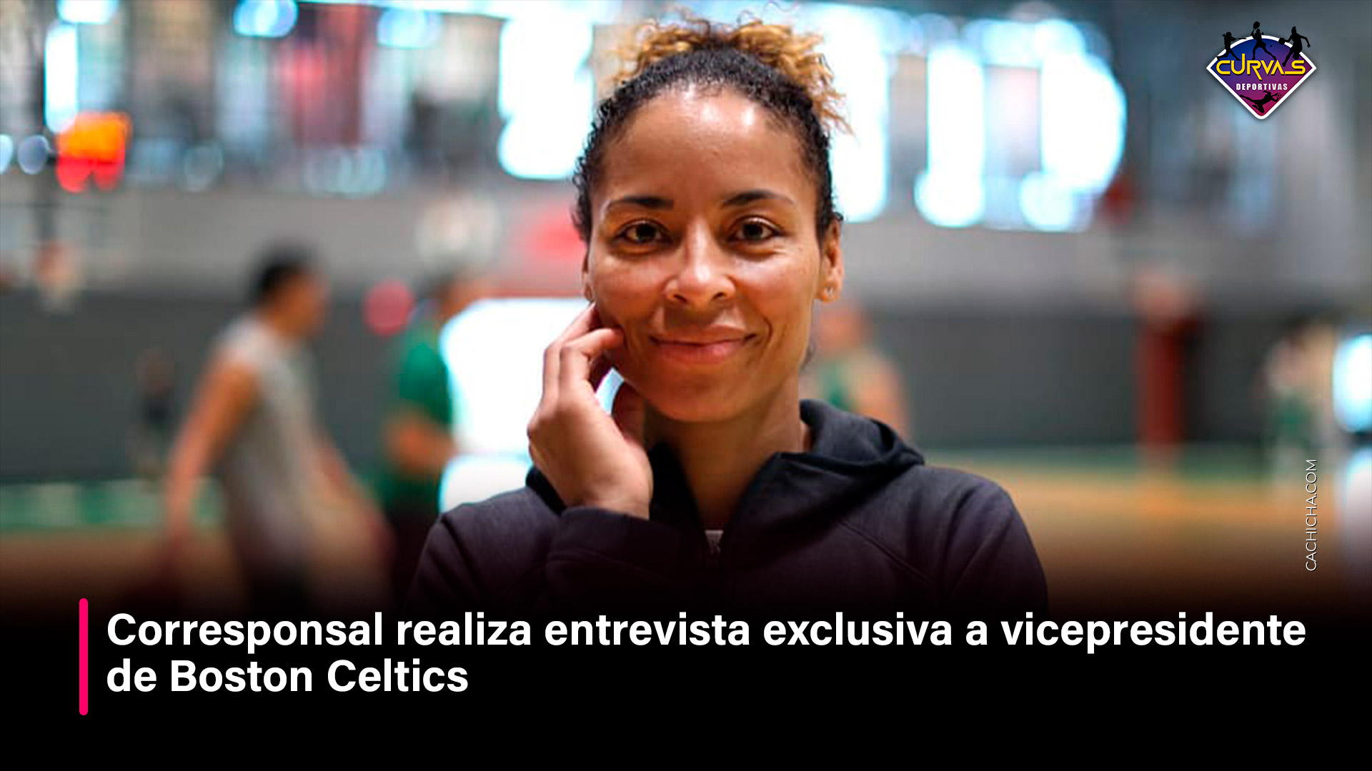 Corresponsal Realiza Entrevista A Vicepresidente De Boston Celtics