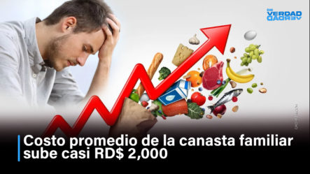 Costo Promedio De La Canasta Familiar Sube Casi RD$ 2,000