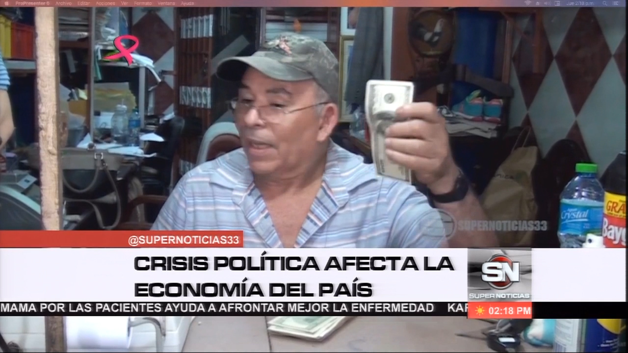 Presidente De La FNCD Dice Que La Crisis Política Afecta A La Economía Del País  