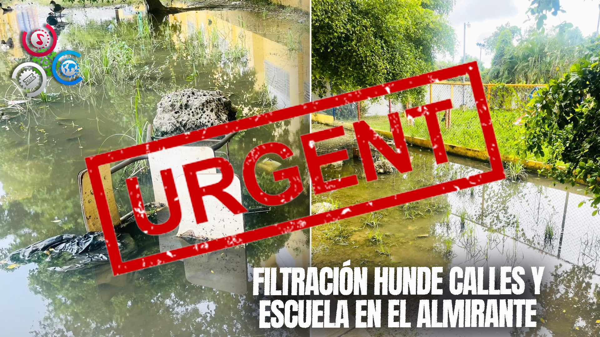 Crisis En El Almirante: Filtración Afecta Movilidad Y Acceso A Escuela