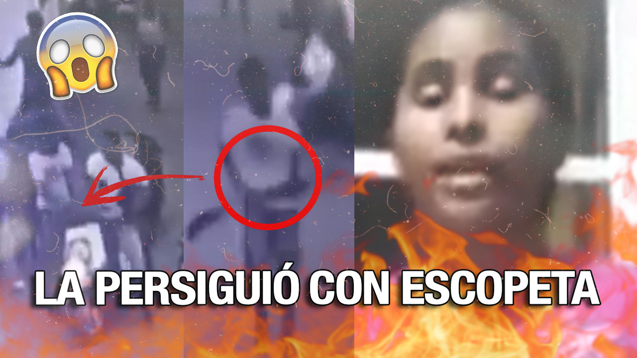 ¡Hombre Persigue Mujer Con Escopeta Para Matarla!