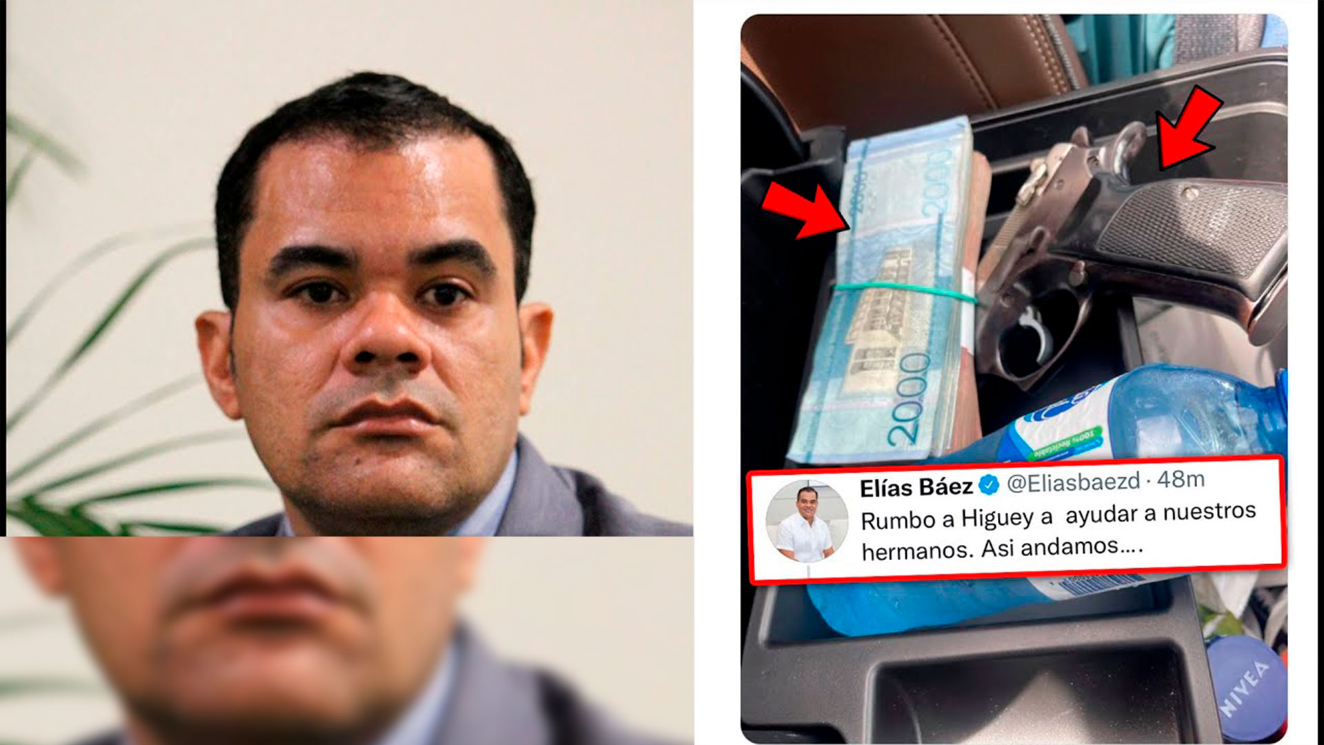 Con Una Pistola Y Un Fajo De Dinero Diputado Dice Ayudará A Las Personas En Higüey