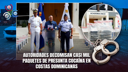 DNCD Arresta Tres Venezolanos Y Ocupa 978 Paquetes De Presunta Cocaína