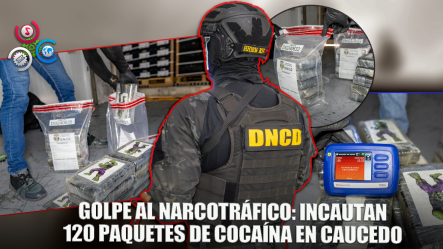 DNCD Incauta 120 Paquetes De Cocaína En Puerto De Caucedo