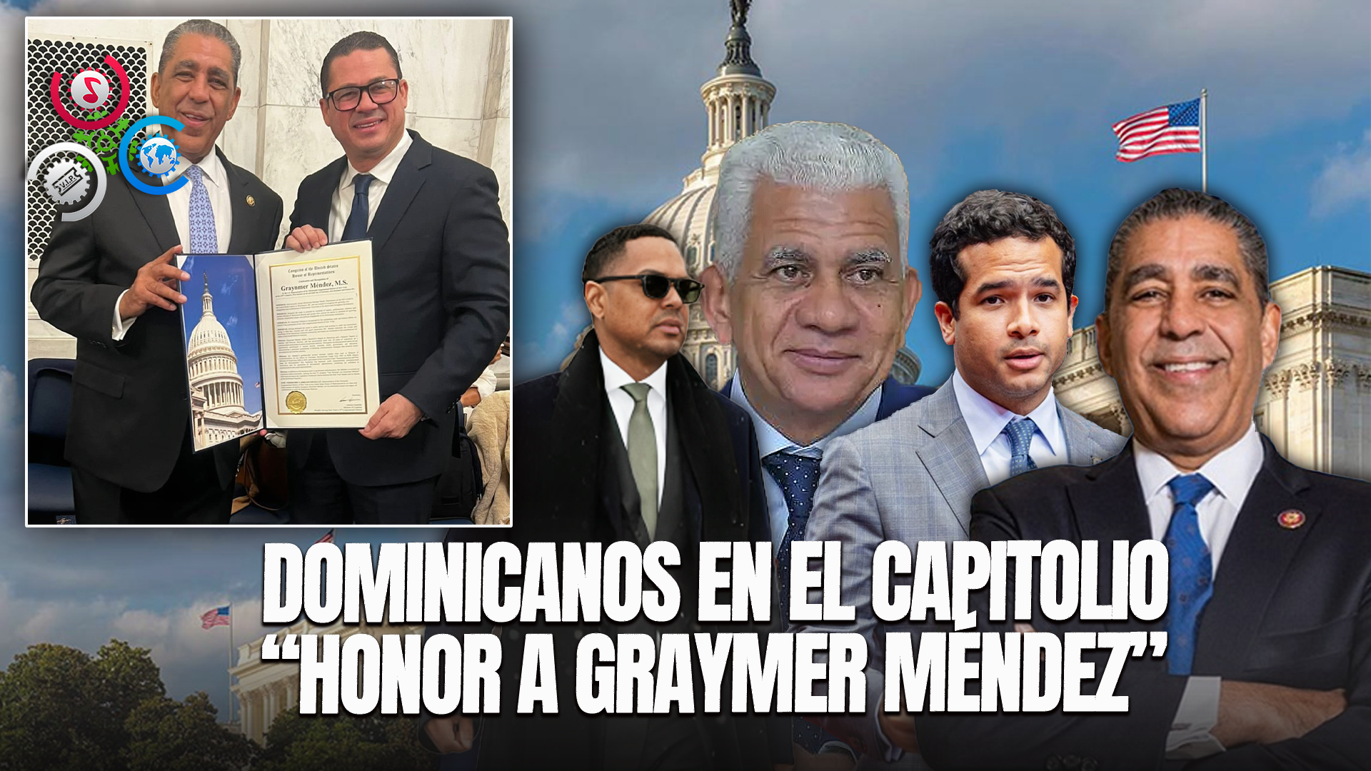 DOMINICANOS EN EL CAPITOLIO RECONOCIMIENTO A GRAYMER MÉNDEZ