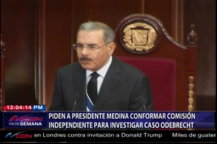 Piden A Presidente Medina Conformar Comisión Independiente Para Investigar Caso Odebrecht