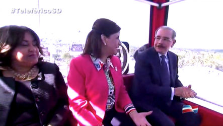 Presidente Danilo Medina Realiza Recorrido Inaugural Del Teleférico De Santo Domingo #TeleféricoSD
