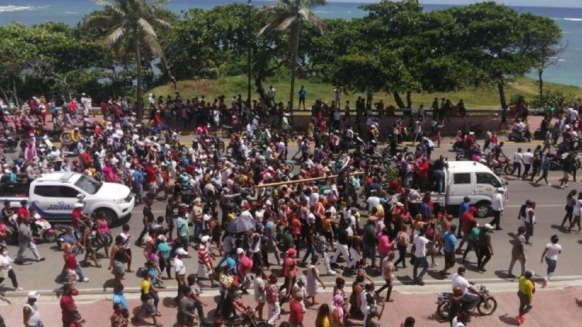 ¿De Verdad Nadie Sabía Sobre La Movilización En Puerto Plata Por El Peregrino?
