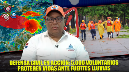 Defensa Civil Mantiene Alerta Y Reconoce Labor De Voluntarios Ante Lluvias