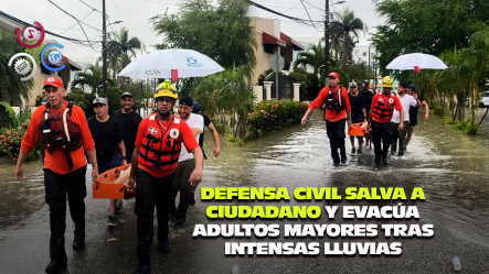 Rescatan Con Vida A Hombre Atrapado En Alcantarilla Durante Inundaciones En Santo Domingo Oeste