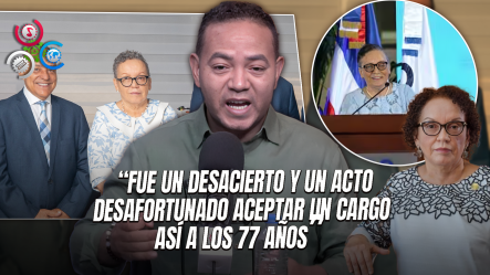 Delvis Santos Cuestiona Decisión De Miriam Germán Brito De Integrarse A Consejo De Refridomsa