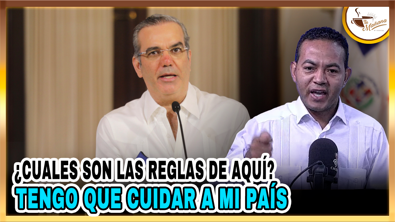 Delvis Santos – ¿Cuáles Son Las Reglas De Aquí? Tengo Que Cuidar A Mi País | Tu Mañana By Cachicha