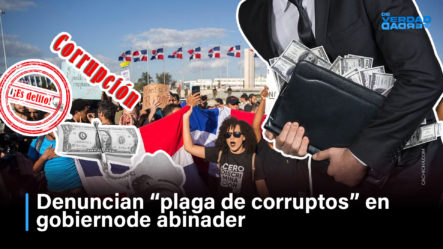 Denuncian “plaga De Corruptos” En Gobierno De Abinader